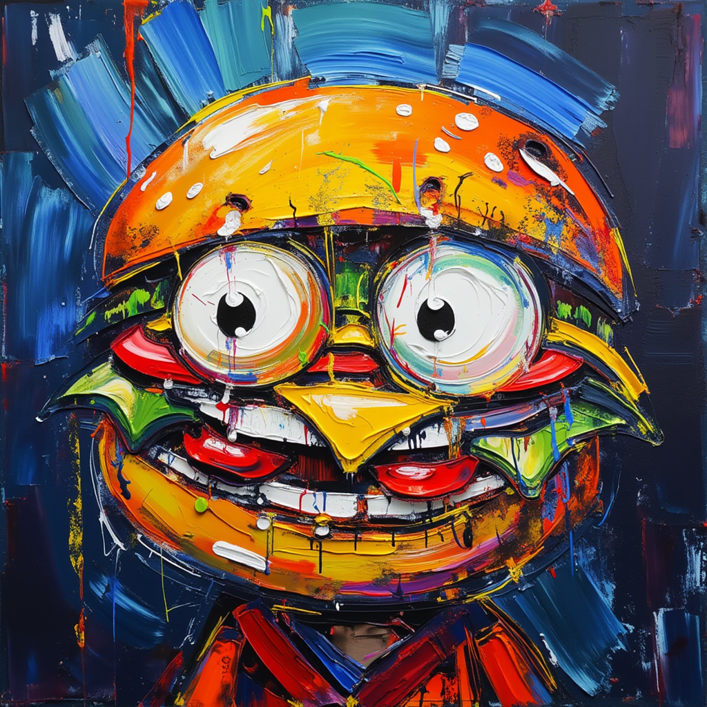 Flux Abstract Cartoon